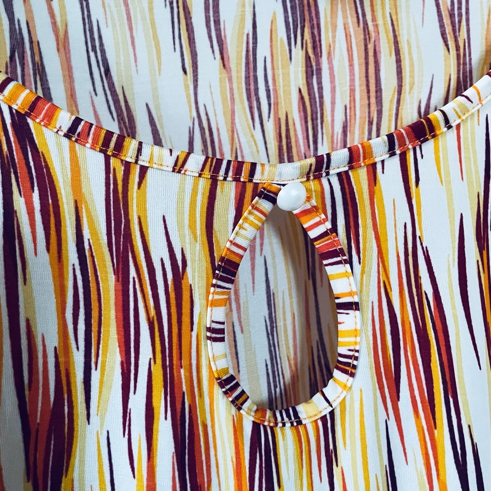 Blush Multicolor Patterned Blouse - image 5